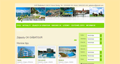 Desktop Screenshot of gabatour.sk